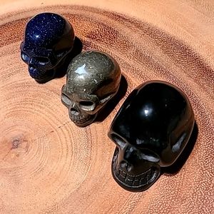Trio of skulls